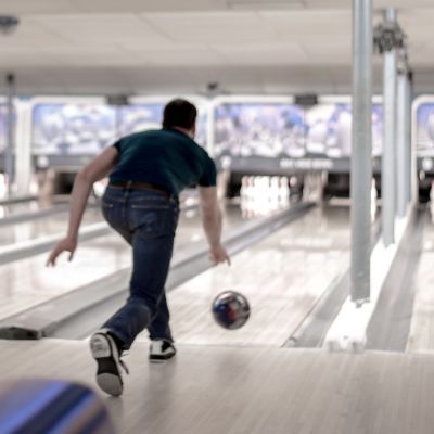 Customer bowling.