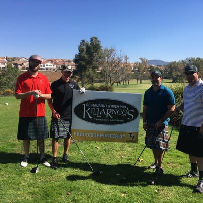 Golf Tournament Killarneys board