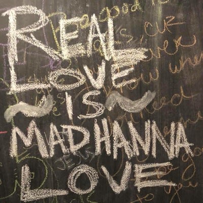 Writings on a blackboard