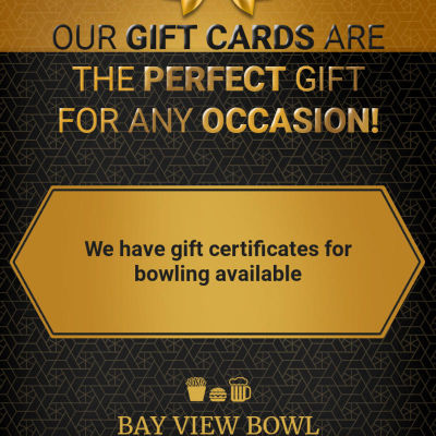 Gift card promotion.