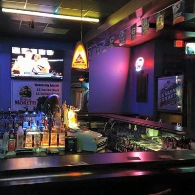 Bar area.