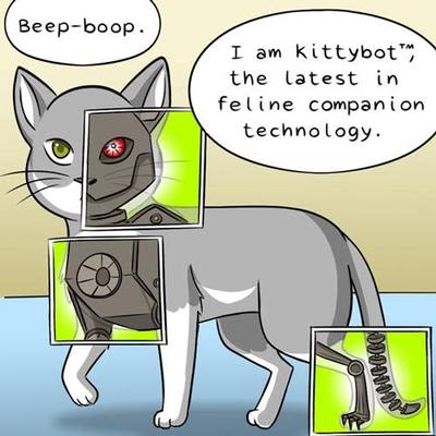 Flyer for DJ Kittybot at Mad Hanna