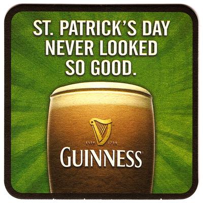 A digital pamphlet advertising Guinness beer