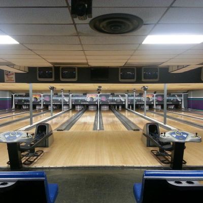 Bowling lanes.