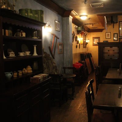Cottage area with decorations
