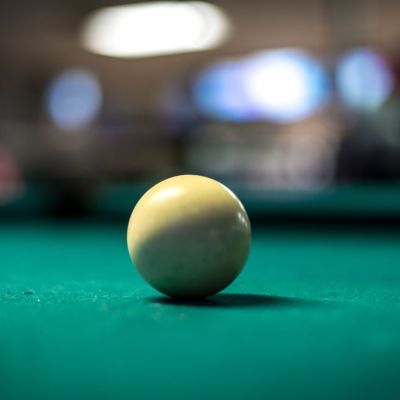 Cue ball.