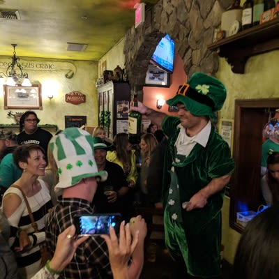 Paddy's Day celebration, guests