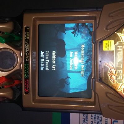 Big Buck Hunter Pro arcade game.