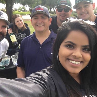 Staff taking a selfie