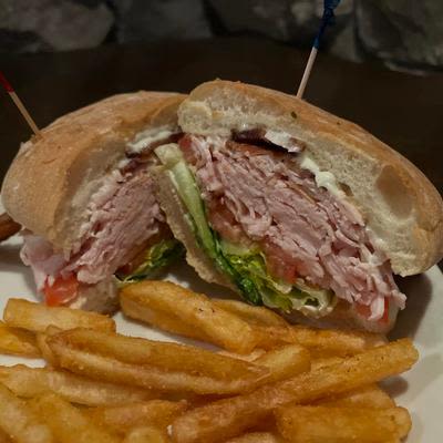 The Turkey club sandwich